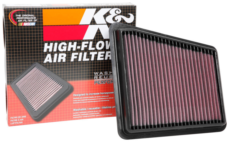 Kia Stinger Performance Air Intake - K&N Engineering - High-Flow Air Filter - `18-`27